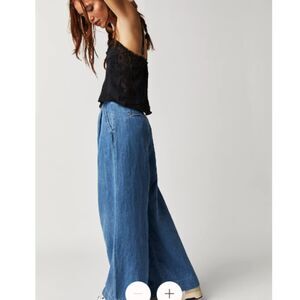 NWT $268 Mother Jeans High Waisted Pouty Prep Pants Baggy Size 28